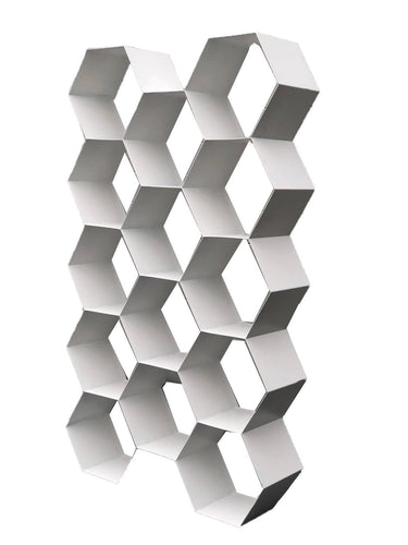 AFD Metal Shelving Unit Large Matte White Shelving AFD WHITE